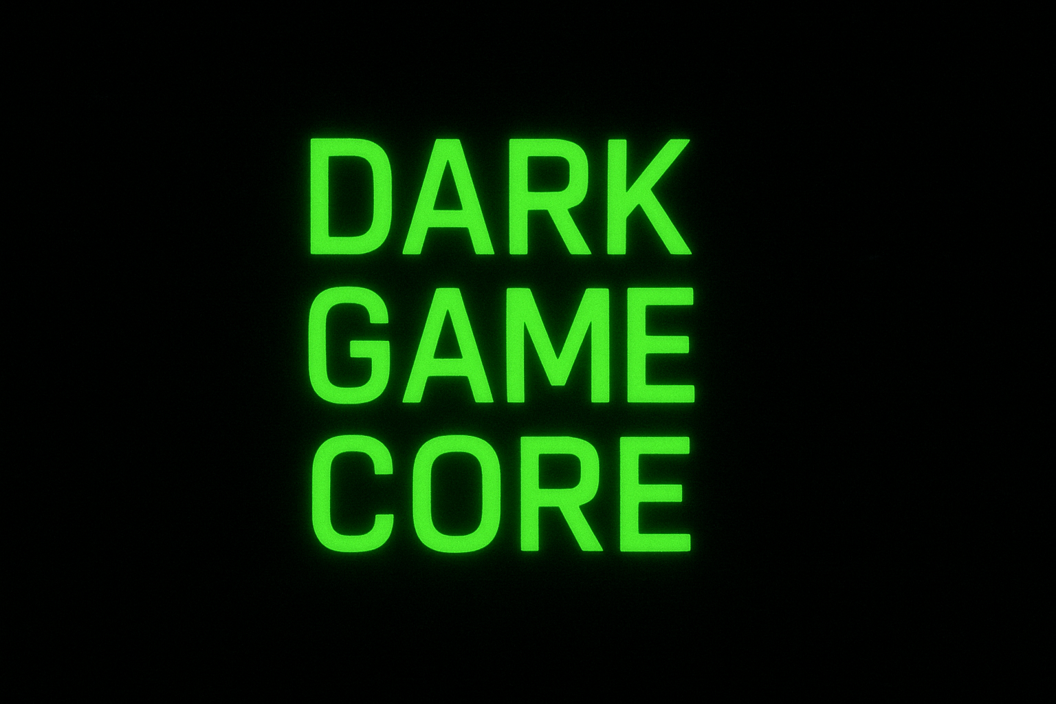 Dark Game Core Logo
